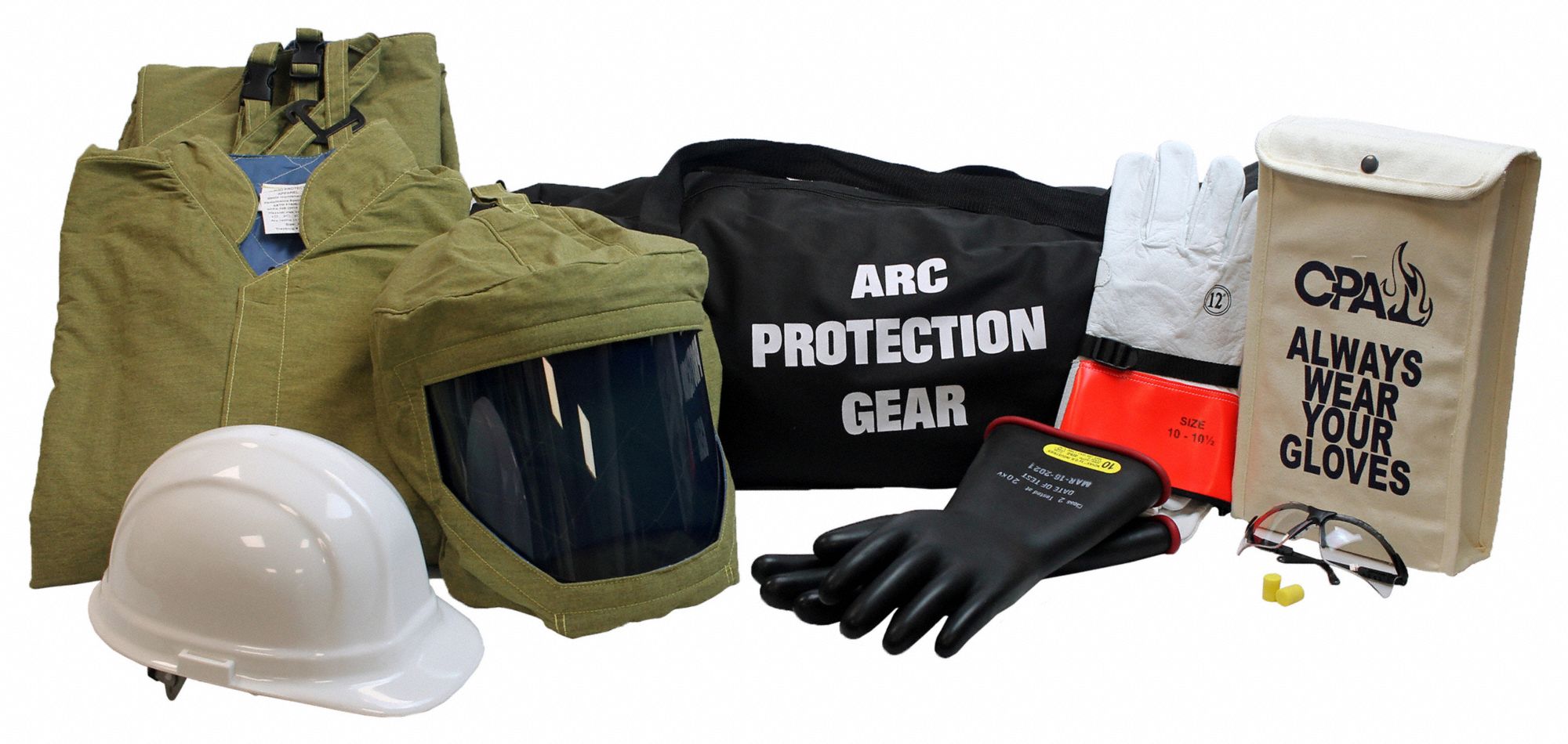H5441 Arc Flash Jacket and Bib Kit Olive S