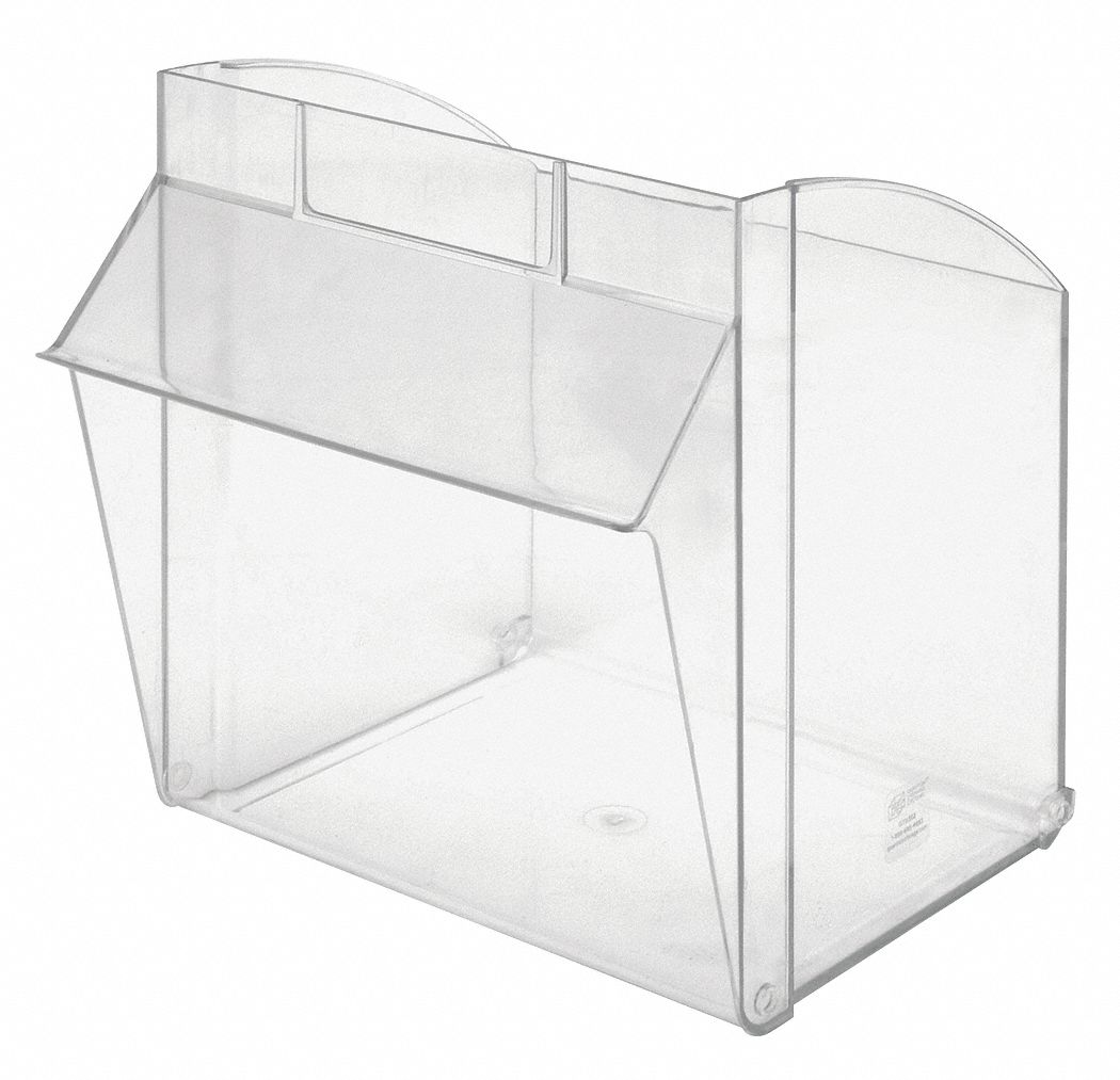 Tip-Out Bin for Mfr.No. QTB301 Clear