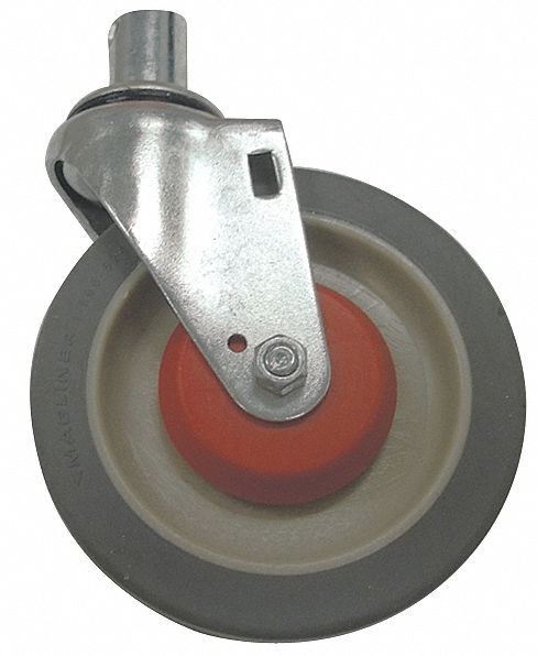 Swivel Caster Thermoplastic Rubber 5 In