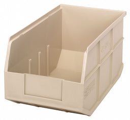 G7046 Shelf Bin Ivory Polypropylene 7 in