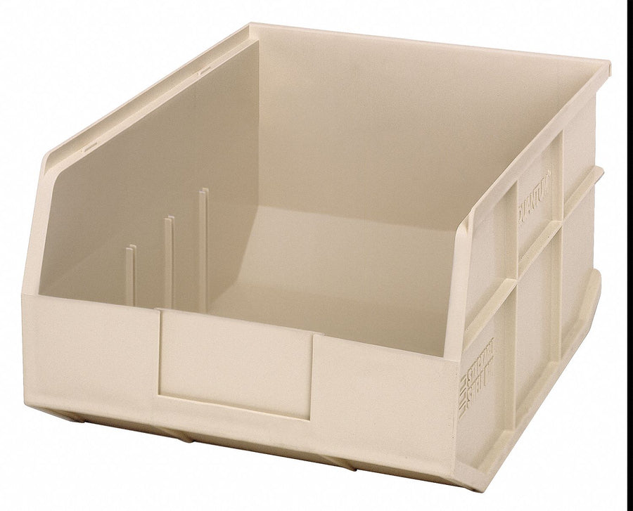 G7047 Shelf Bin Ivory Polypropylene 7 in