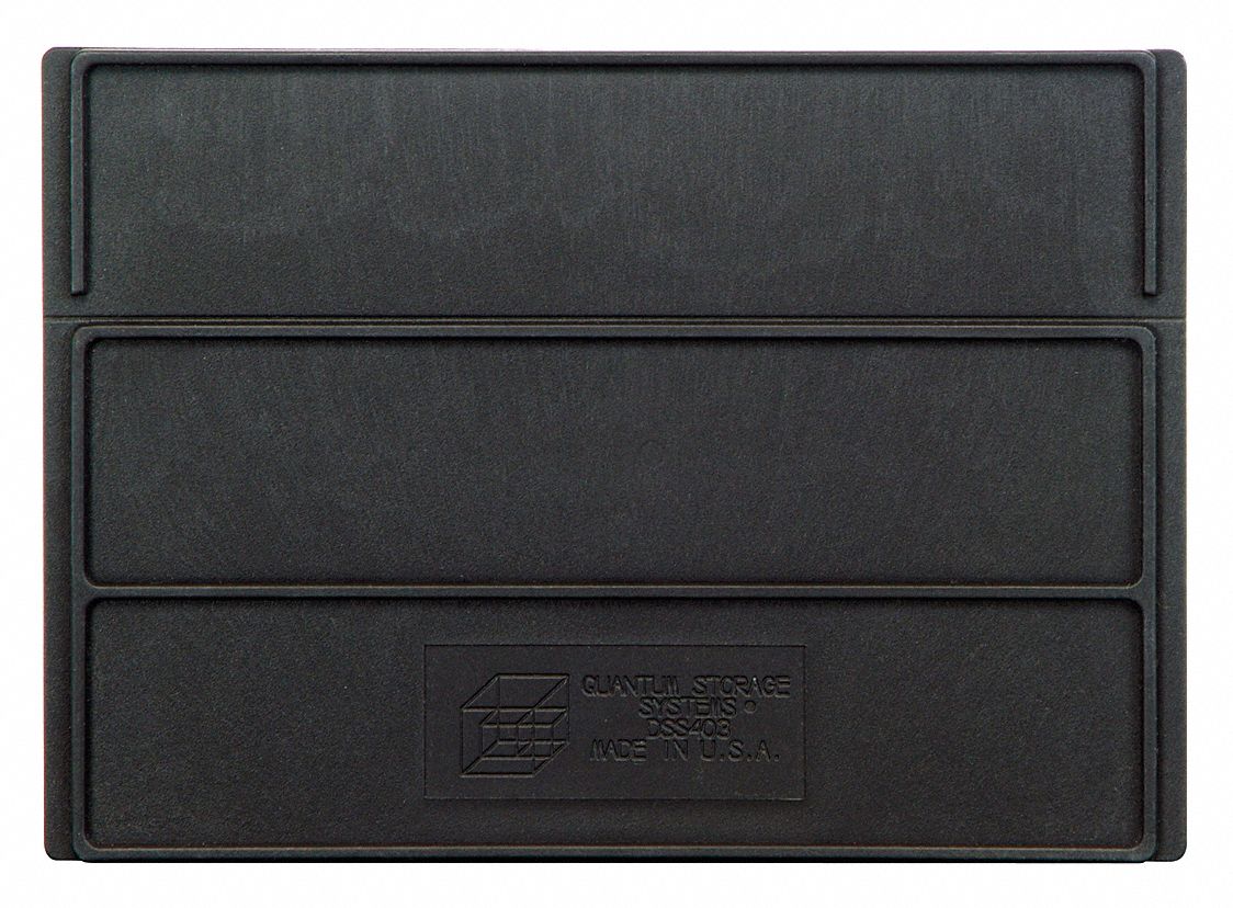 Divider 7 3/8 in Black 6 PK6