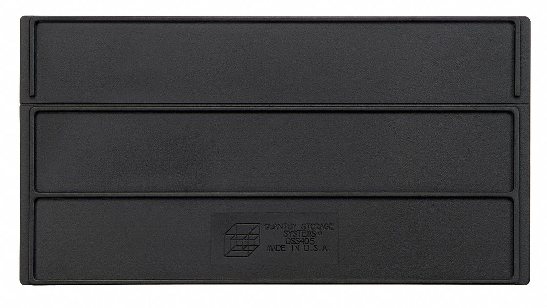 Divider 10 1/8 in Black 6 PK6