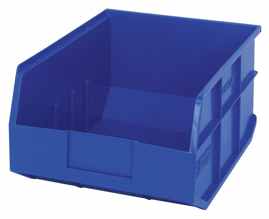 G7047 Shelf Bin Blue Polypropylene 7 in