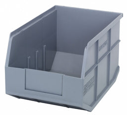 G7043 Shelf Bin Gray Polypropylene 7 in