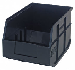 G7043 Shelf Bin Black Polypropylene 7 in