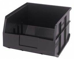 G7044 Shelf Bin Black Polypropylene 7 in