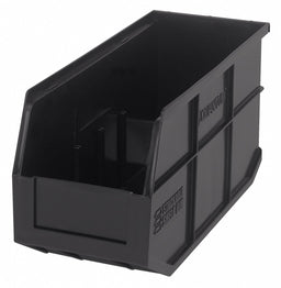 G7045 Shelf Bin Black Polypropylene 7 in