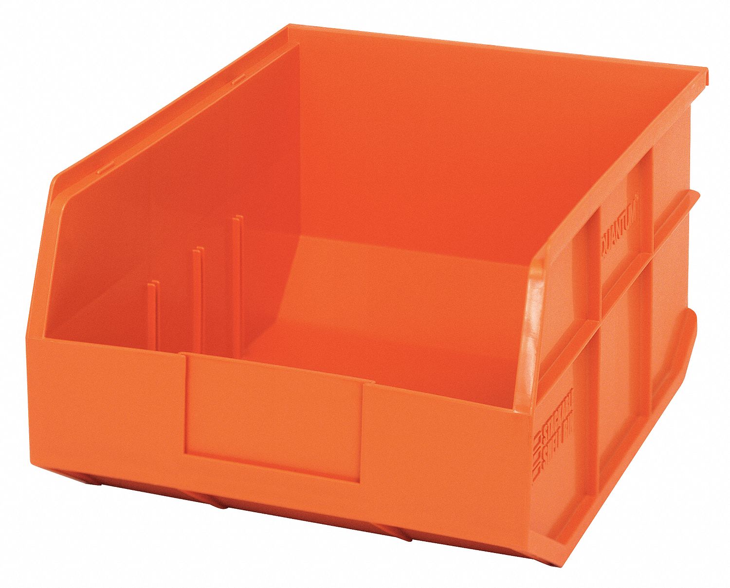 G7047 Shelf Bin Orange Polypropylene 7 in