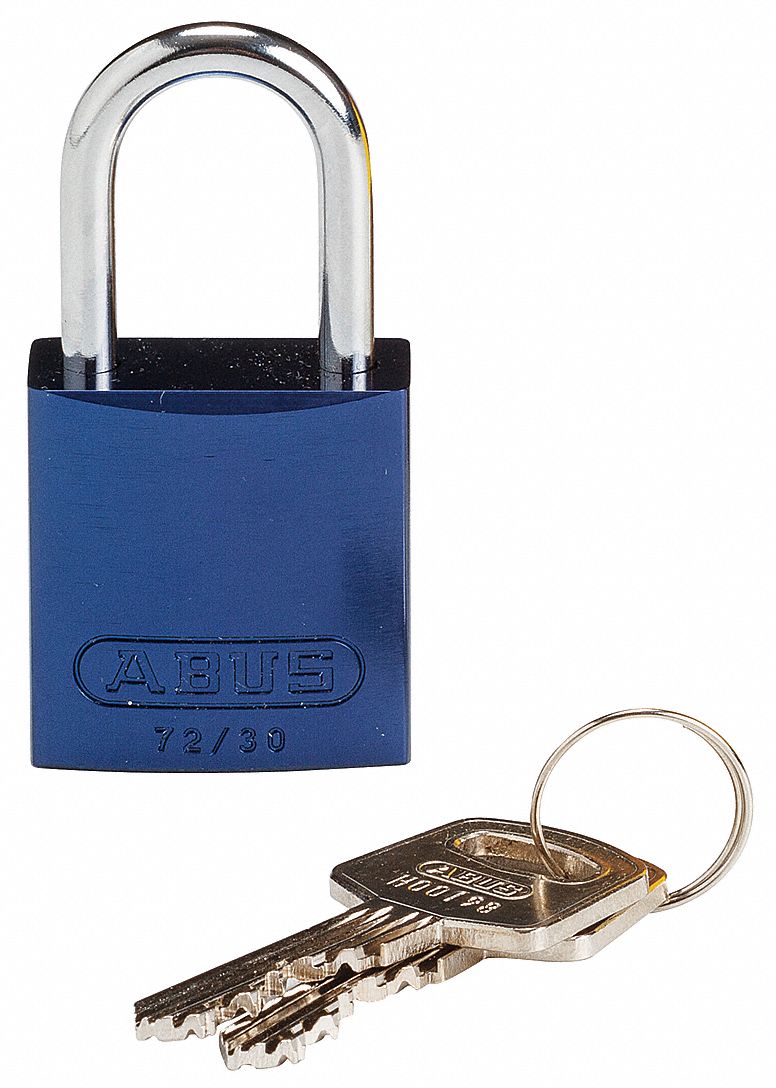 K7941 Lockout Padlock KD Blue 1-7/16 H