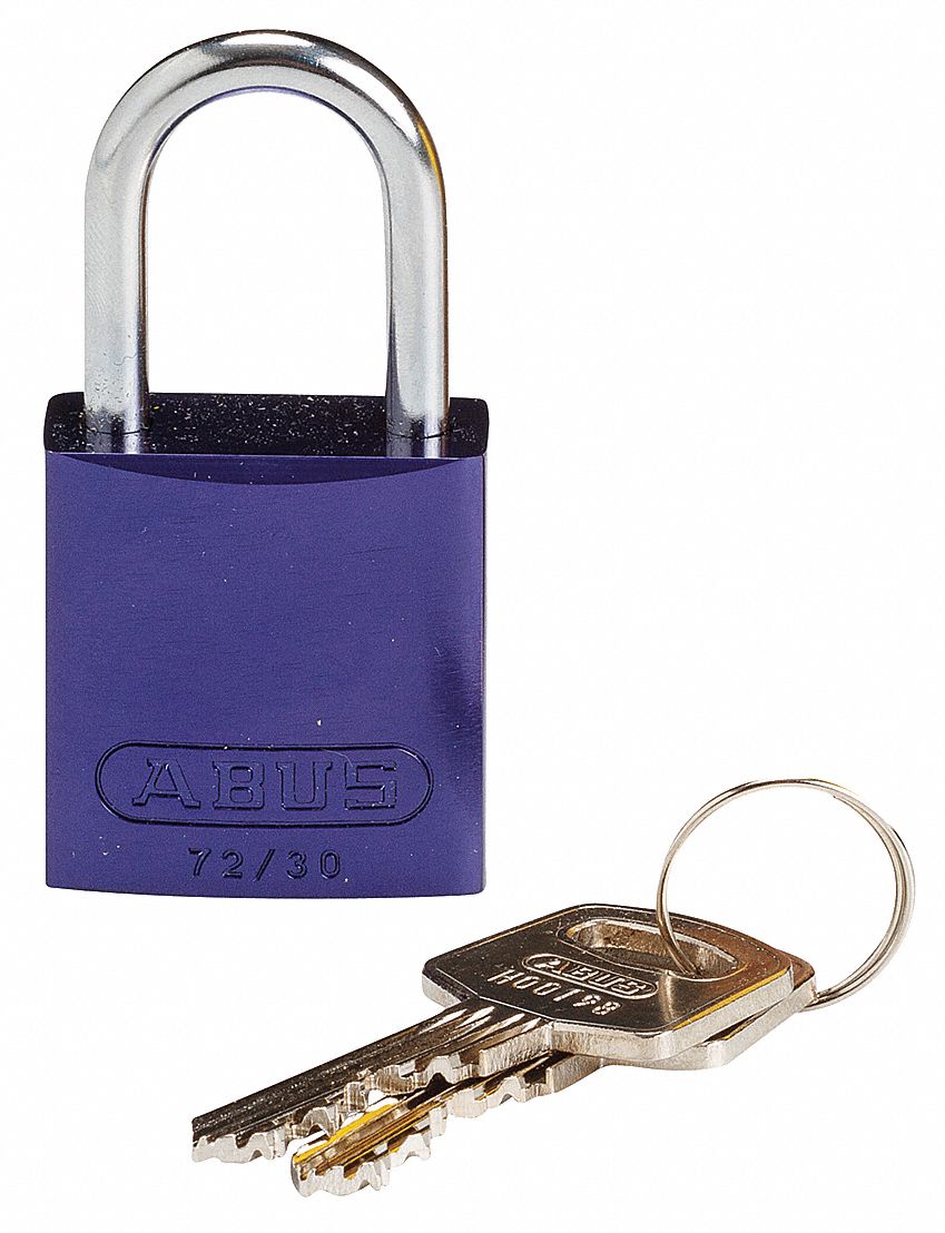 K7466 Lockout Padlock KD Purple 1-7/16 H