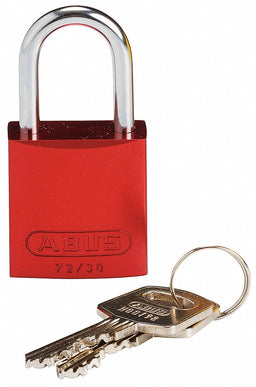 K7466 Lockout Padlock KD Red 1-7/16 H