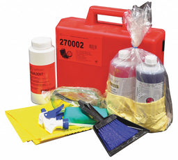 Compact Acid/Base Combo Spill Kit Case