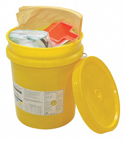 Dry Base Neutralizer Spill Kit Bucket