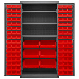 K4918 Bin Cabinet 72 x36 x24 Gray 102RedBns