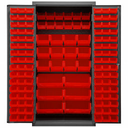 K4899 Bin Cabinet 72 x36 x24 Gray 126RedBns