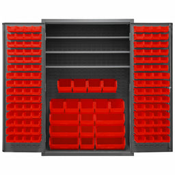 K4919 Bin Cabinet 72 x48 x24 Gray 138RedBns