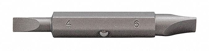 Replacement Bit Slotted 4mm 6mm