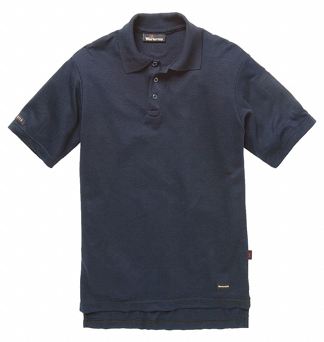 FR Short Sleeve Shirt Navy XLT Button