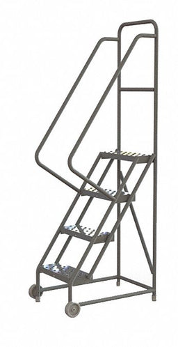 Tilt and Roll Ladder 4 Step Perforated