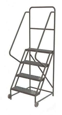 Tilt and Roll Ladder 4 Step Perforated