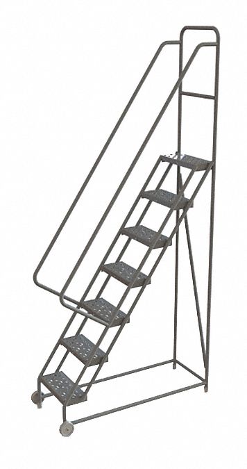 Tilt and Roll Ladder 7 Step Perforated