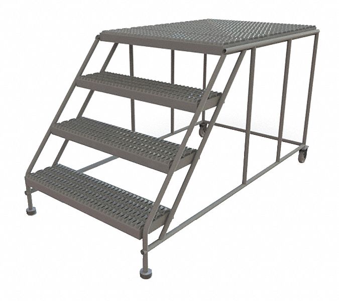 Mobile Work Platform 4 Step Steel 40