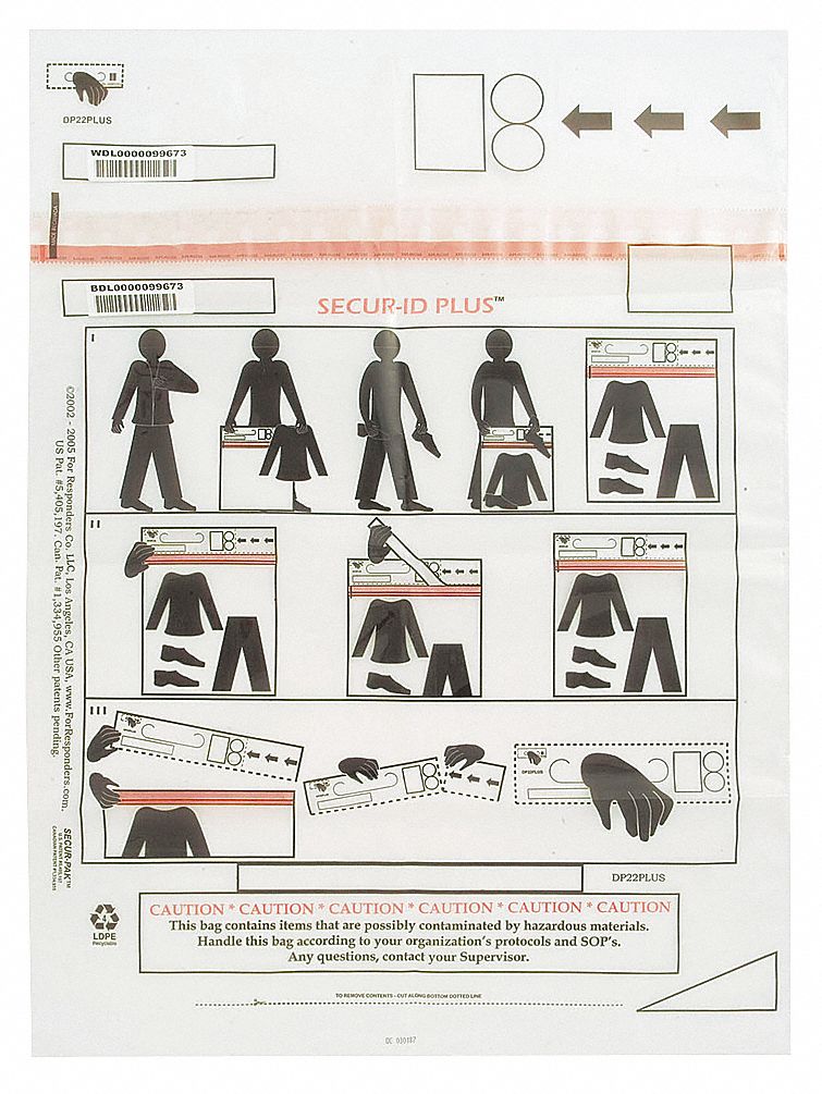 Decon Property Bag 22 x 24 In PK250