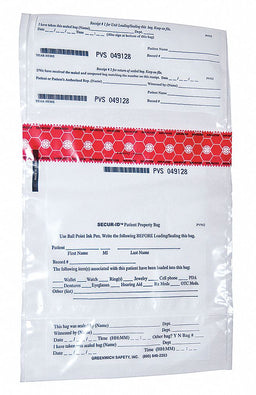 Personal Property Bag 9 x 10 In PK250