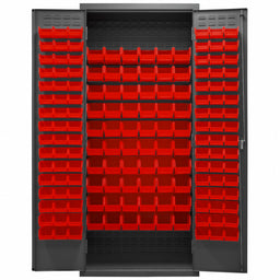 K4902 Bin Cabinet 84 x36 x18 Gray 156RedBns