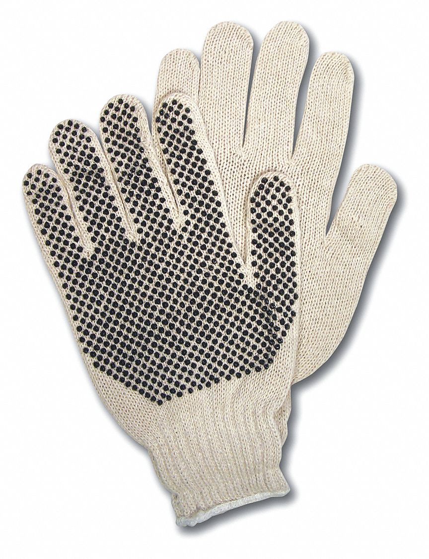 Knit Gloves 9-3/4 L Natural PK12