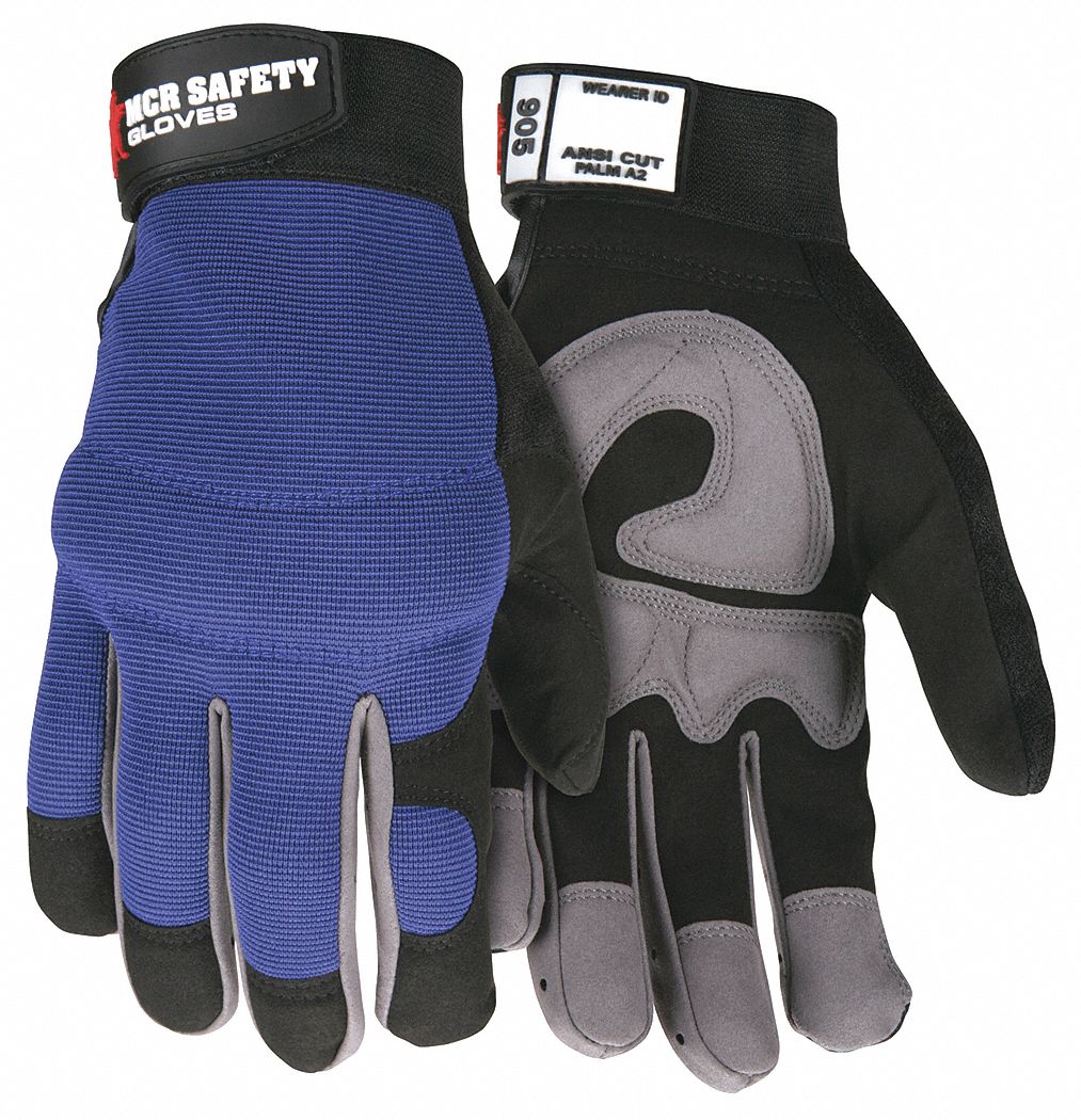 Fasguard Synthetic Leather Black Palm L