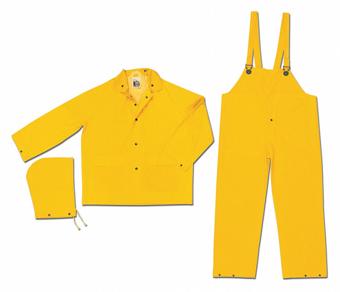 Classic .35Mm Pvc Poly Suit 3 Pc Fr XL