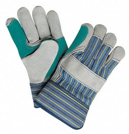 J3479 Leather Gloves Gray S PK12
