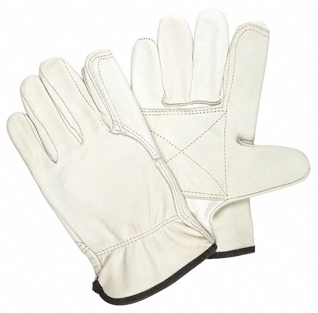 J3520 Leather Gloves Beige L PK12