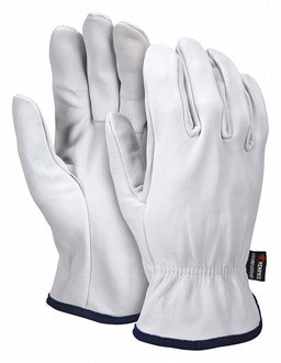 Leather Gloves White 2XL PK12