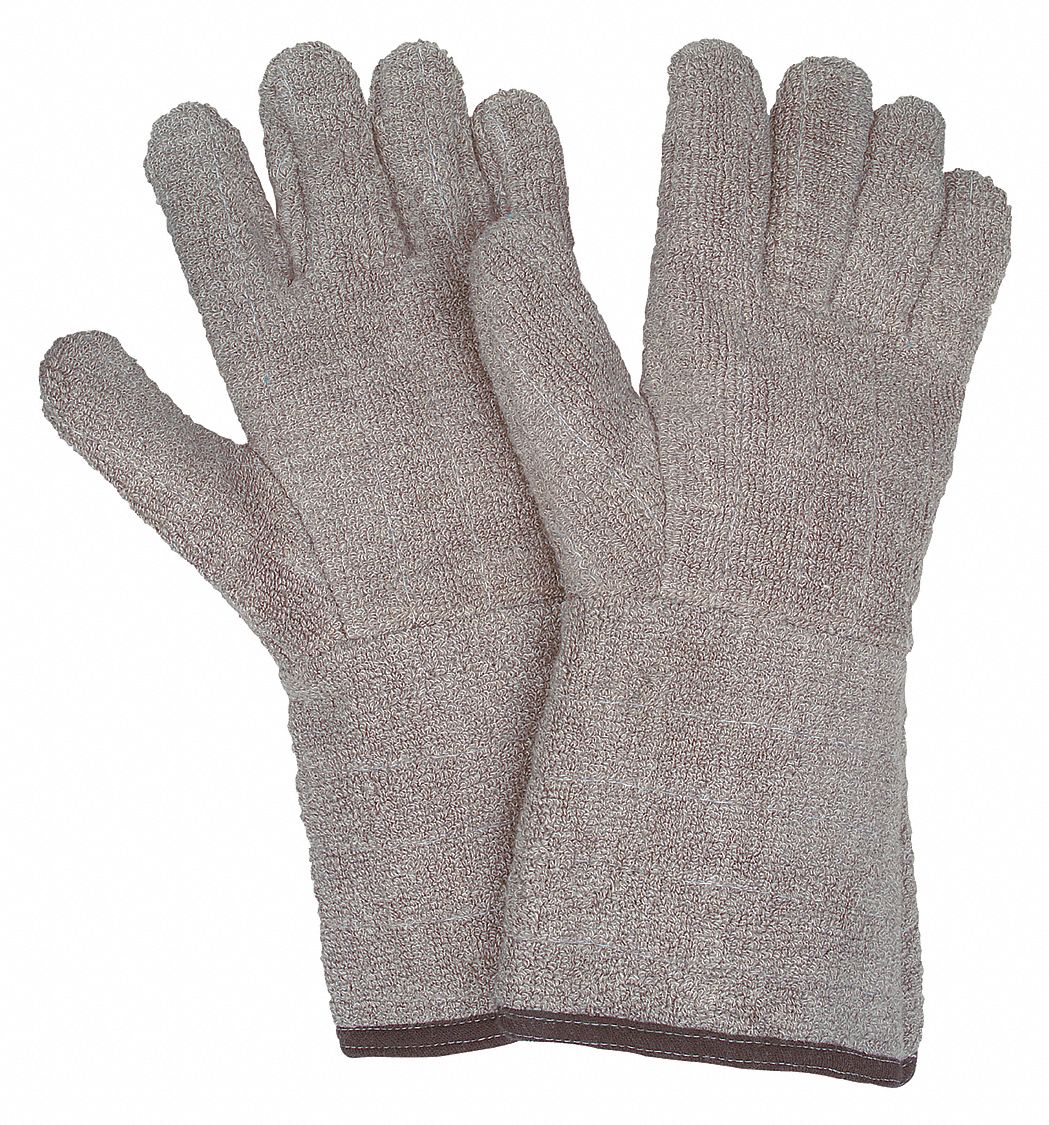 Heat-Resistant Glove XL Brown/White PK12