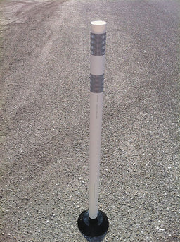 G6578 Delineator Post White HDPE 48 In