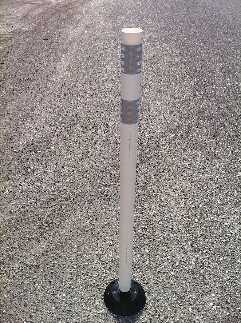 G6578 Delineator Post White HDPE 48 In