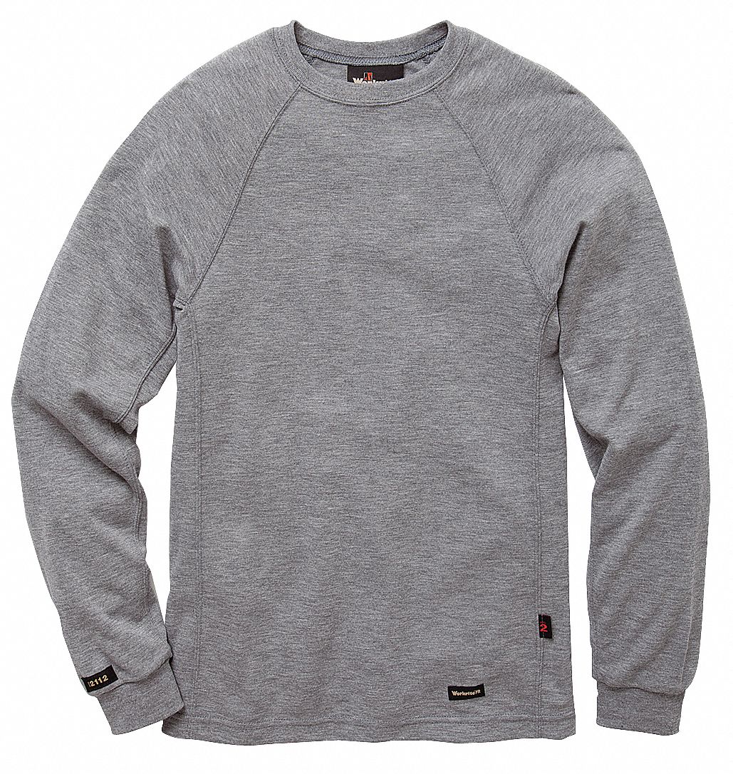 FR Long Sleeve T-Shirt Heather Gray S