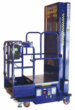 Prsnl Lift Push-Around 650 lb Load Cap