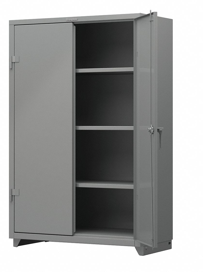 Storage Cabinet 75 x48 x24 Gray 3Shlv