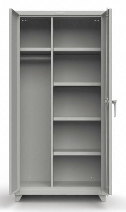 Storage Cabinet 75 x36 x24 Gray 4Shlv