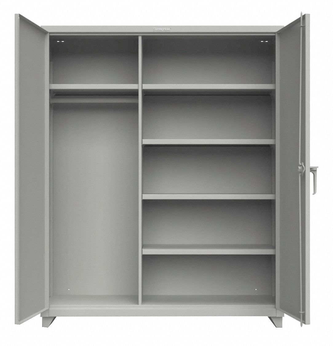 Storage Cabinet 75 x60 x24 Gray 4Shlv