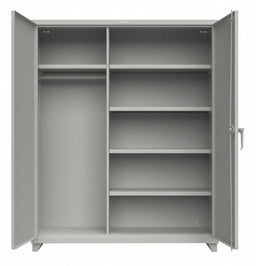 Storage Cabinet 75 x60 x24 Gray 4Shlv
