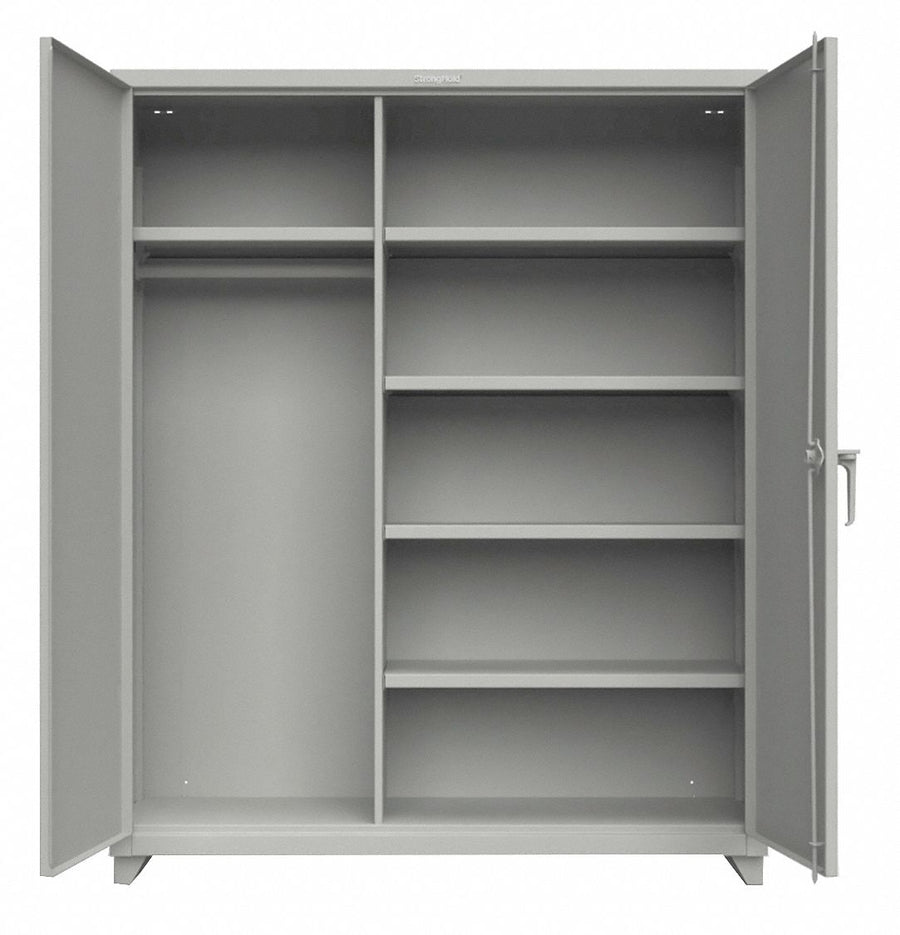 Storage Cabinet 75 x60 x24 Gray 4Shlv
