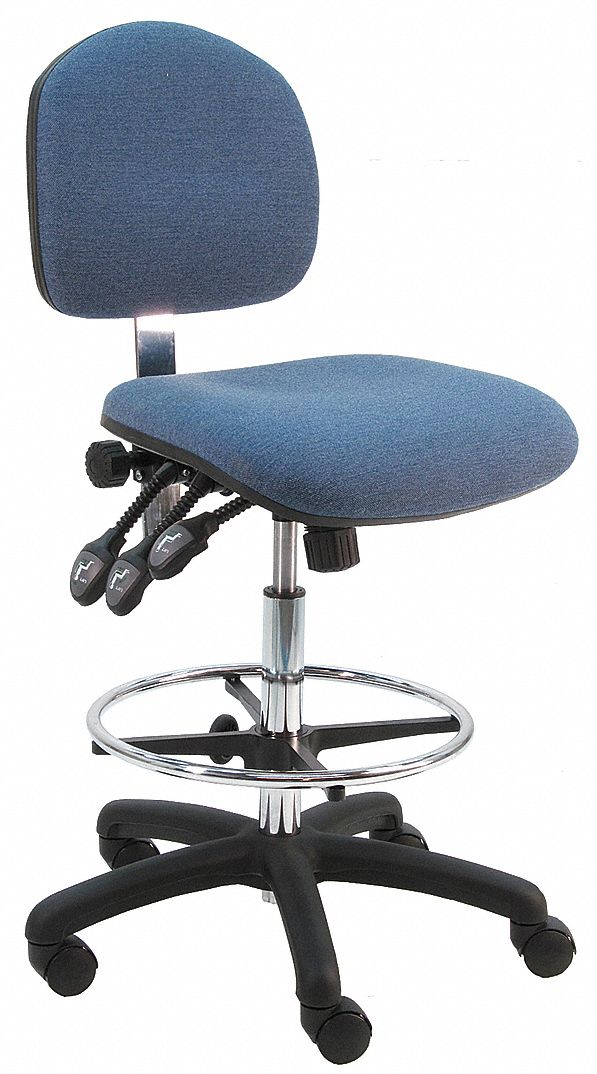 Drafting Chair 34.5 in H Black