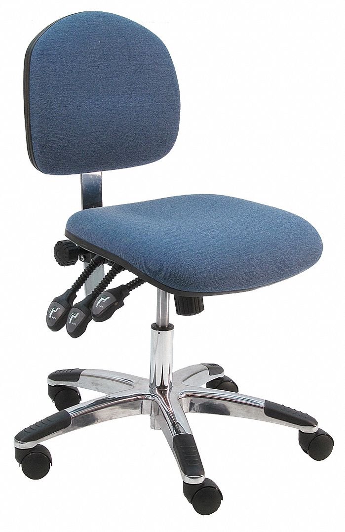 Office Chair 31.5 in H Silver