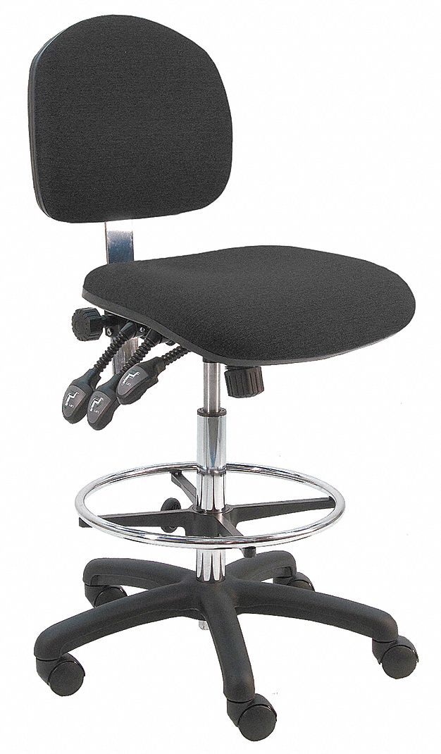 Office Chair 34.5 in H Black