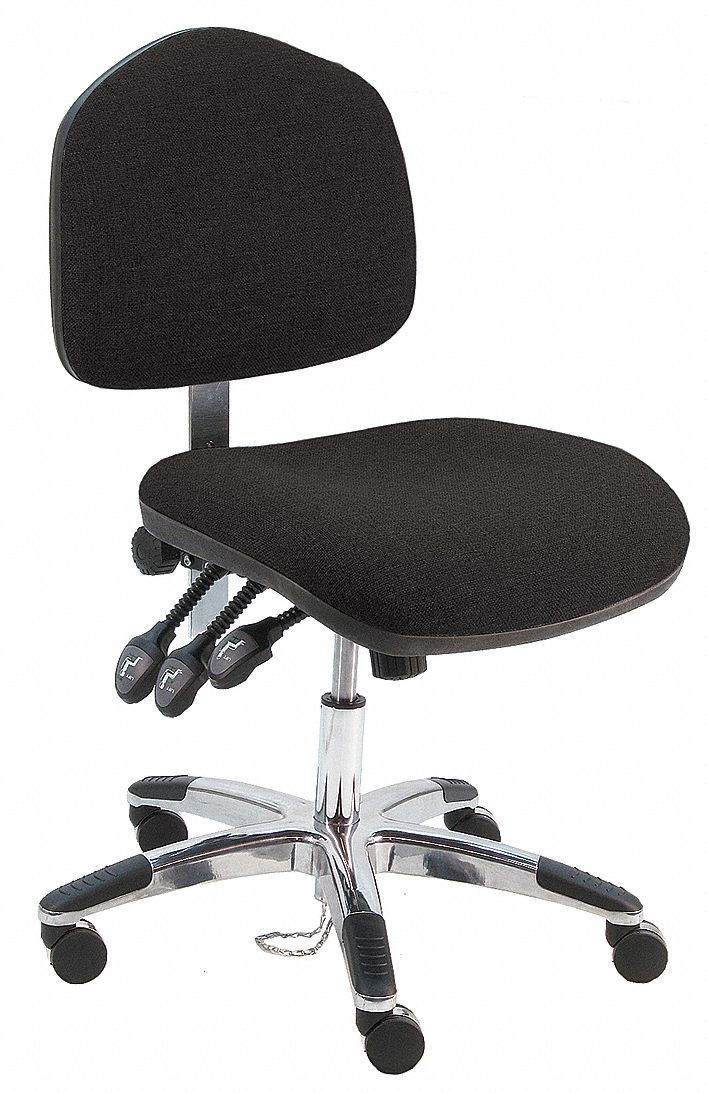 Office Chair 31.5 in H Silver